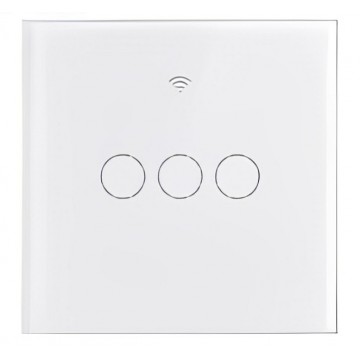 SMART TOUCH LIGHT SWITCH WIFI 3 GANG  (SH-SW-3G)