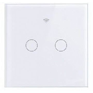 SMART TOUCH LIGHT SWITCH WIFI 2 GANG  (SH-SW-2G)